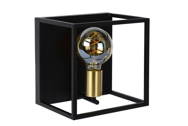 Lucide RUBEN - Nástenné svietidlo - 1xE27 - Čierne